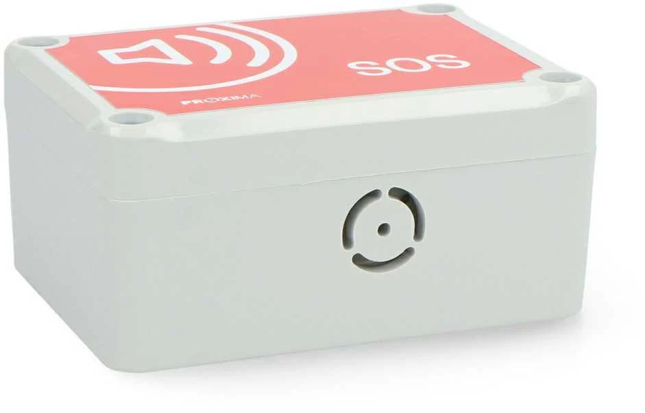 Proxima SOS – 1 kanalo vartų valdiklis su sirena ir nuotolinio valdymo pulteliais, 433.92 MHz – 12 V / 24 V