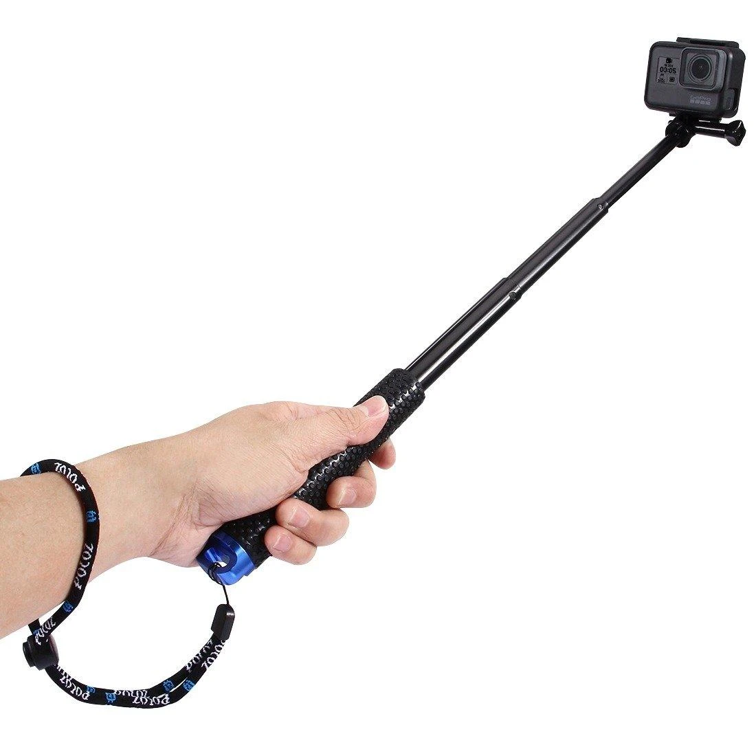 Puluz Selfie Stick for sports cameras PZ150 (juodas)