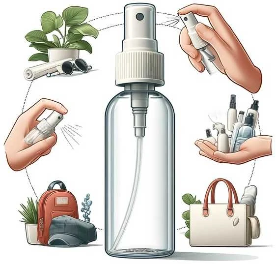 Oem Purškiamas buteliukas 50ml - plastikinis purškiamas buteliukas