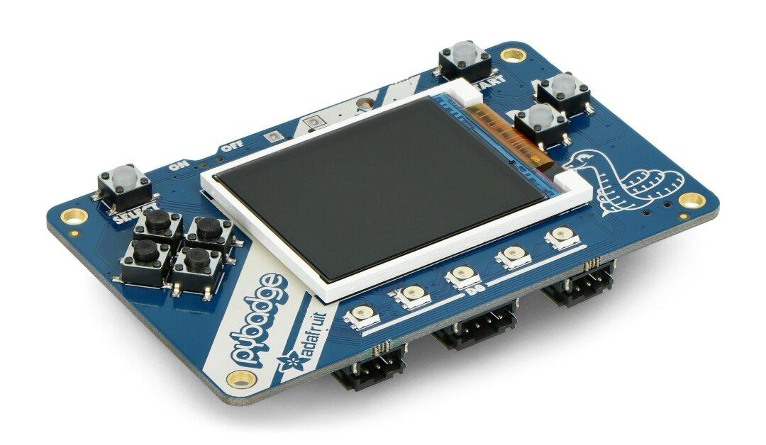 PyBadge Starter Kit, mini konsolė, Adafruit 4623