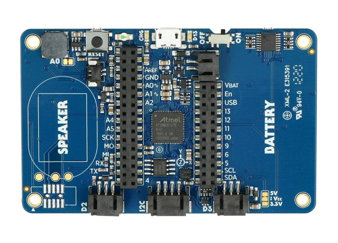 PyBadge Starter Kit, mini konsolė, Adafruit 4623