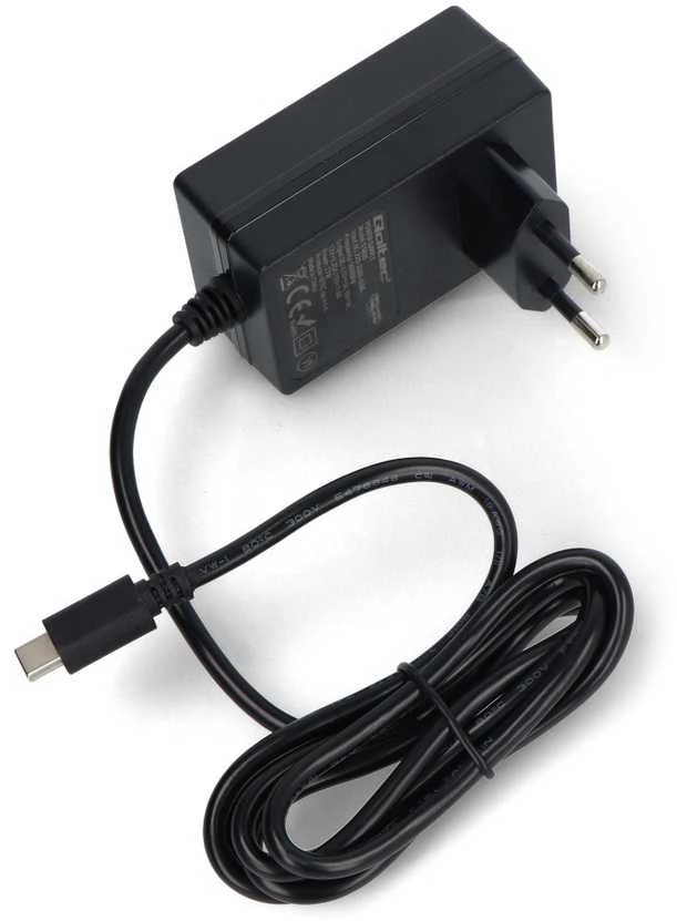 Qoltec Įkroviklis Super FAST PD do Raspberry PI 5 | USB-C | 27W | 5.1V | 5A | Juoda
