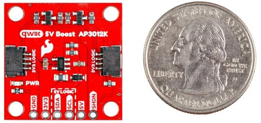Qwiic 5V Boost – 5 V įtampos keitiklis – AP3012K – SparkFun PRT-28203