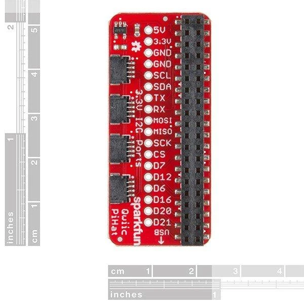 Qwiic HAT skirtas Raspberry Pi, SparkFun DEV-14459