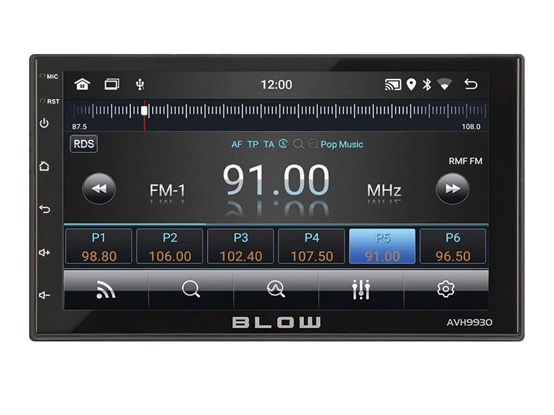Automagnetola 78-320# Radijas BLOW AVH-9930 2DIN 7" GPS Android
