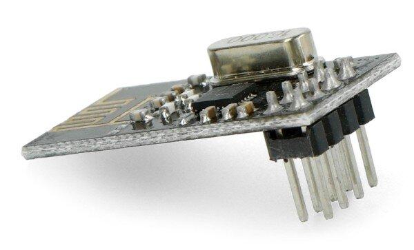 Oem Radijo modulis nRF24L01+ 2.4GHz - THT siųstuvas/imtuvas - juodas
