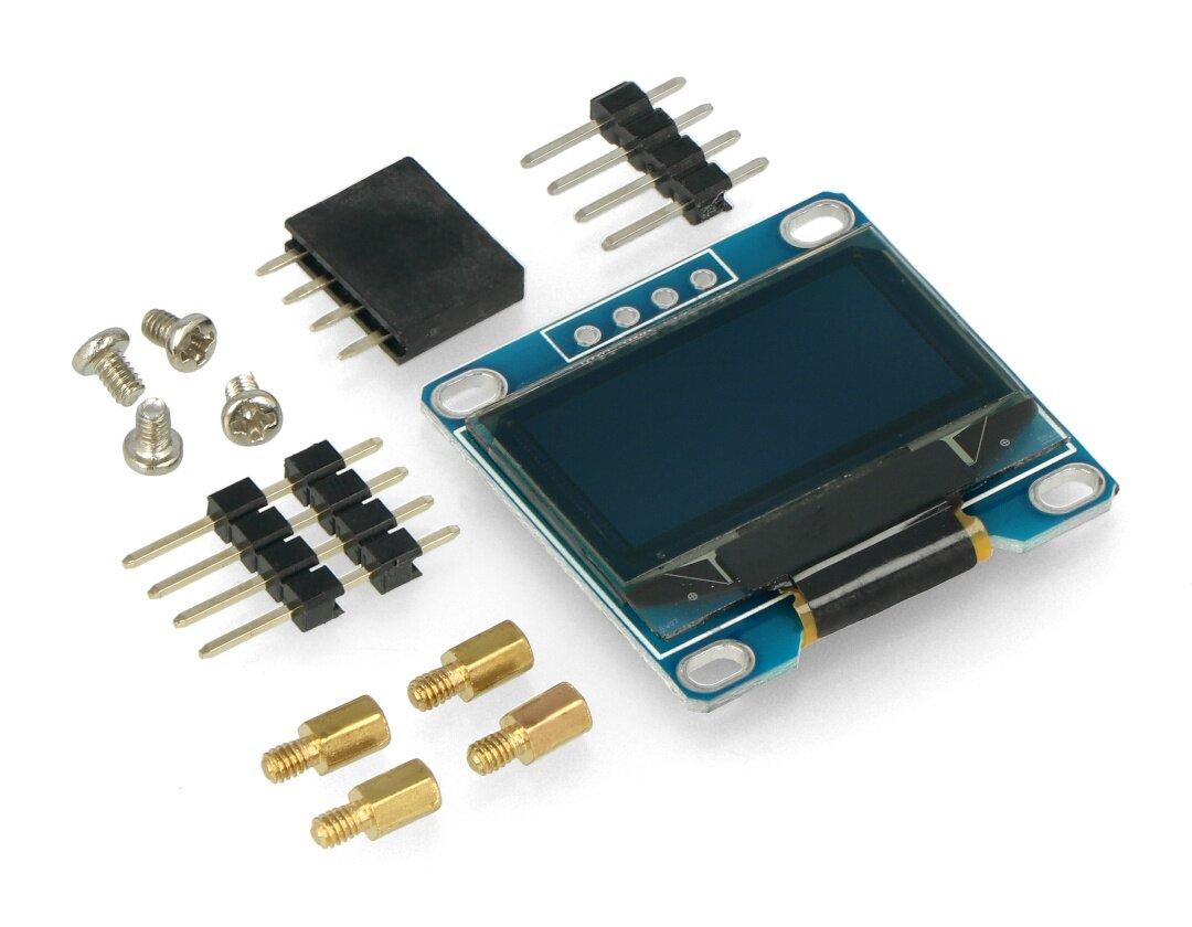 OLED ekranas - 0.96 "128x64px -" WisBlock IO "plėtinys -" Rak Wireless RAK1921