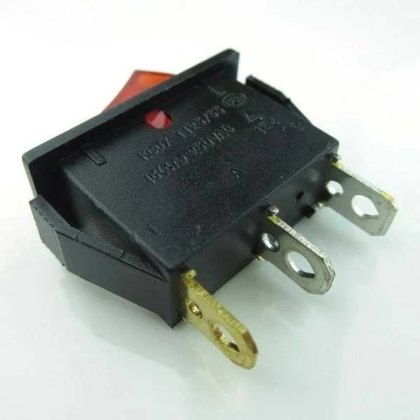 Oem Raktinis jungiklis KCD3-101N - ON/OFF - 16A - 220V - 3 PIN