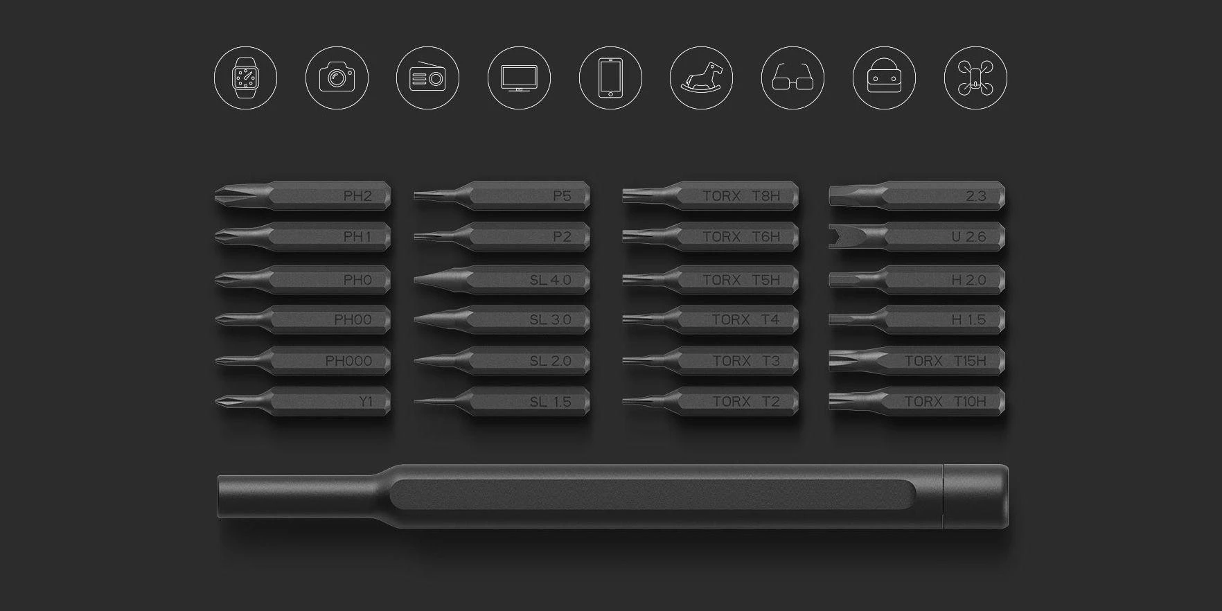 Xiaomi MiJia Wiha Screwdriver Set Atsuktuvų rinkinys