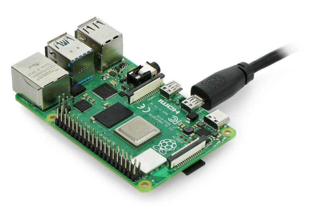 MicroHDMI laido jungtis Raspberry Pi plokštėje