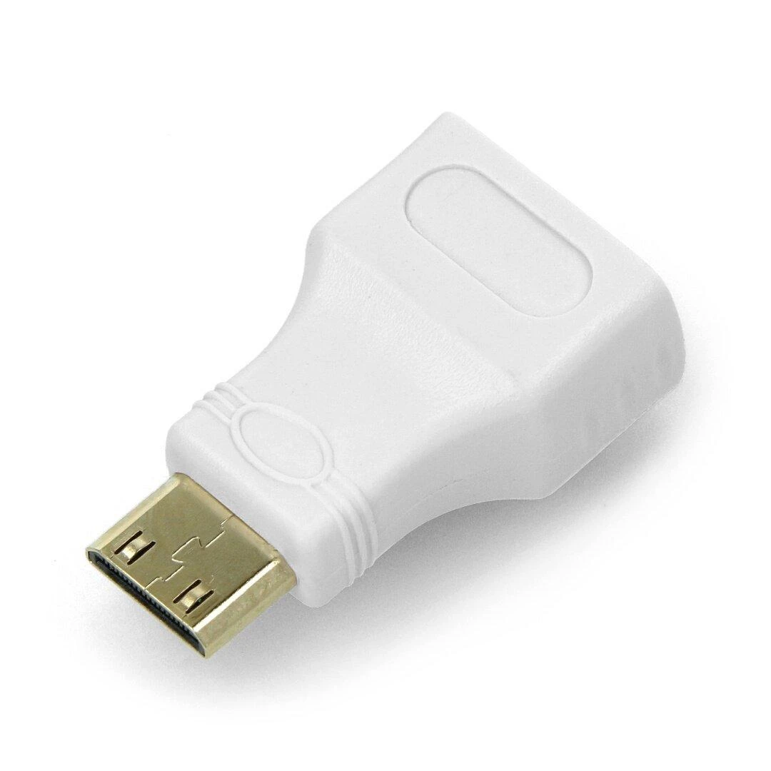 Lindy MiniHDMI į HDMI adapteris, baltas