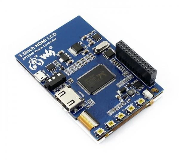 Waveshare Varžinis lietimui jautrus ekranas Raspberry Pi mikrokompiuteriui - LCD IPS 3.5