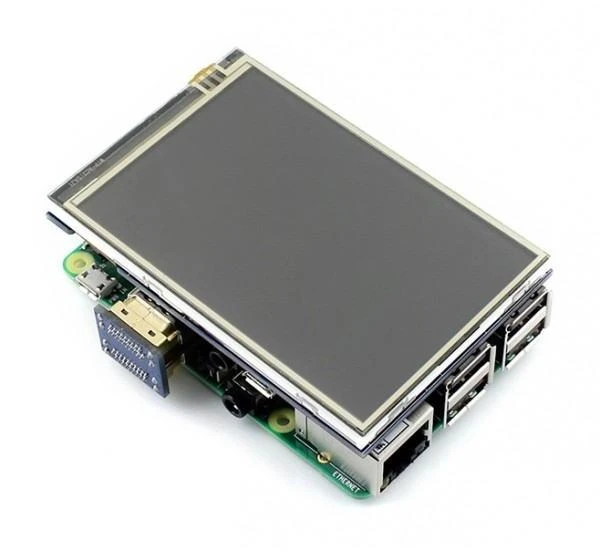 Waveshare Varžinis lietimui jautrus ekranas Raspberry Pi mikrokompiuteriui - LCD IPS 3.5