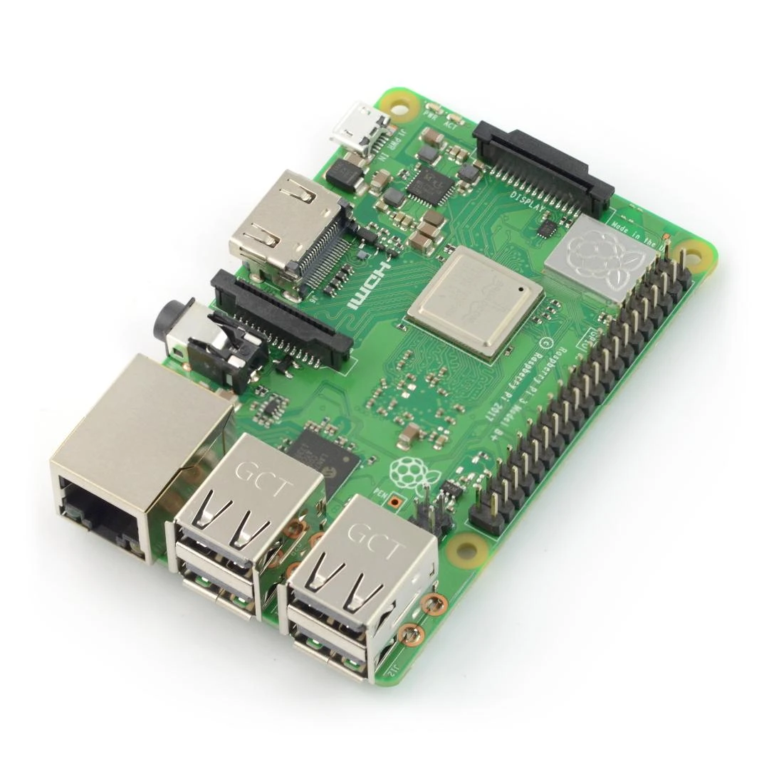 Raspberry Pi 3B+ WiFi + 32GB Micro SD + oficialūs priedai