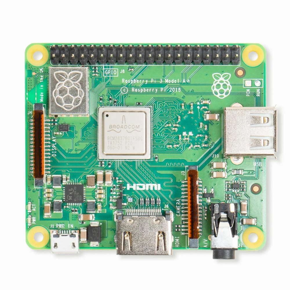 Raspberry Pi 3 Modelis A, „Bluetooth“, „Wi-Fi“, 512 MB RAM RPI-3MODAPLUS