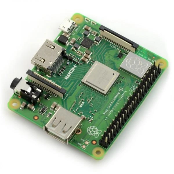 Raspberry Pi 3A+ mikrokontrolerio plokštė