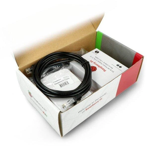 Raspberry Pi priedų rinkinio pakuotės turinys