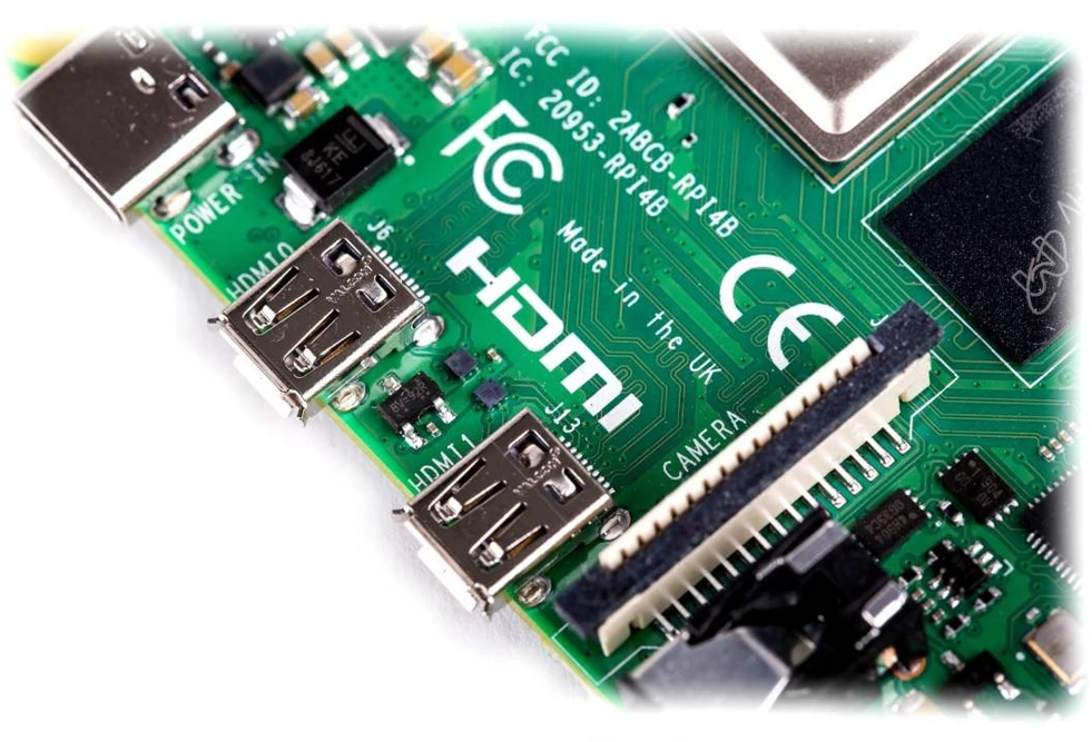 Raspberry Pi 4 B modelis, WiFi DualBand Bluetooth, 2 GB RAM, 1.8 GHz – dviejų RAM versija
