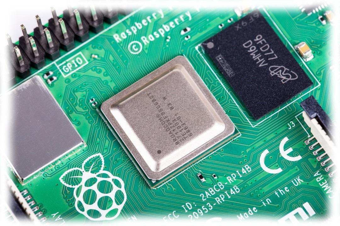 Raspberry Pi 4 modelis B WiFi DualBand Bluetooth 1GB RAM 1.8GHz