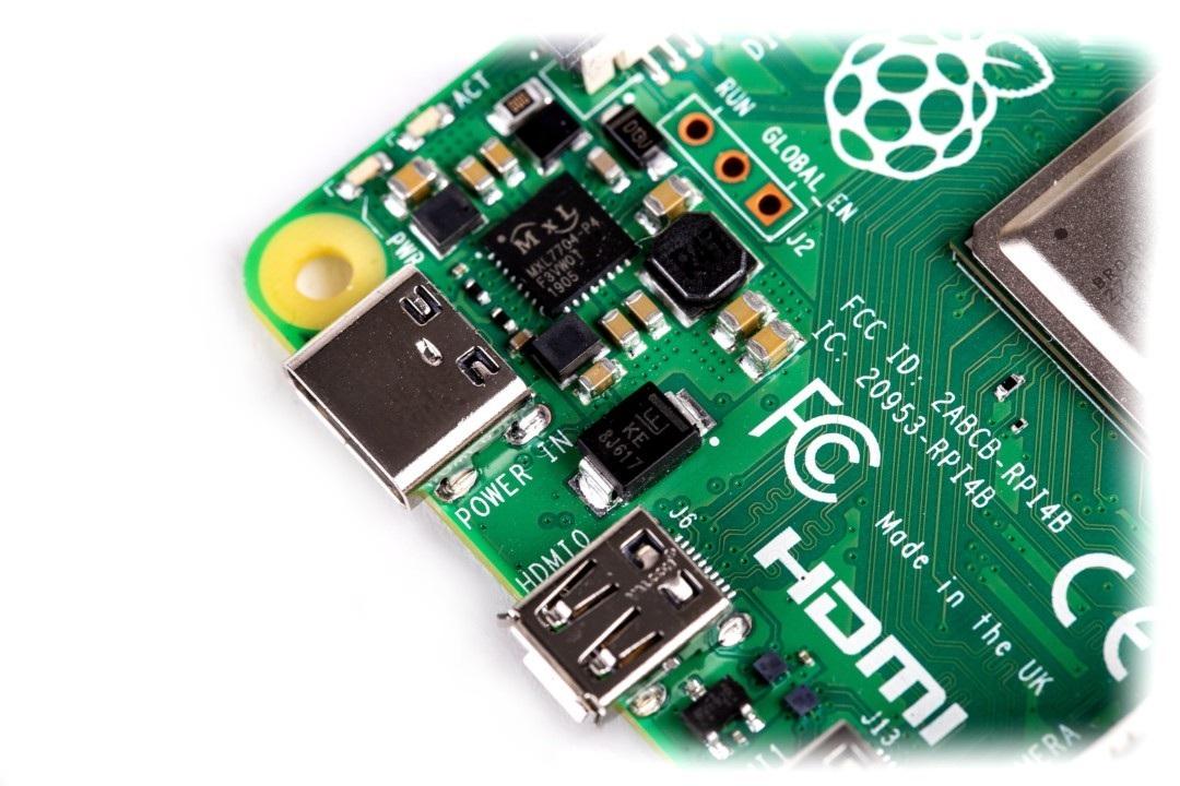 Raspberry Pi 4 modelis B WiFi DualBand Bluetooth 1GB RAM 1.8GHz