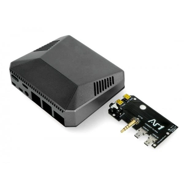 Raspberry Pi 4B Argon One dėžutė su HDMI plokšte