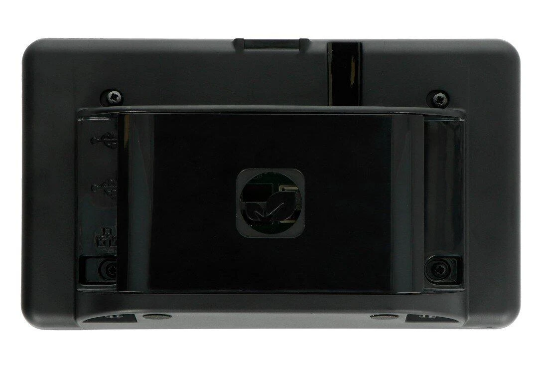 Raspberry Pi 4B ir jutiklinio ekrano 7" Multicomp Pro dėklas - juodas
