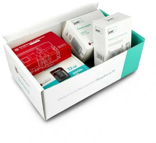Nezatříděno Raspberry Pi 4B WiFi 8GB RAM rinkinys su priedais - korpusas su dviem ventiliatoriais