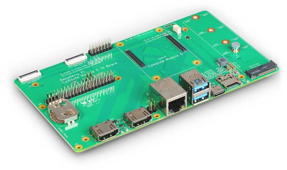 Raspberry Pi Compute Module 5 IO pagrindinė plokštė