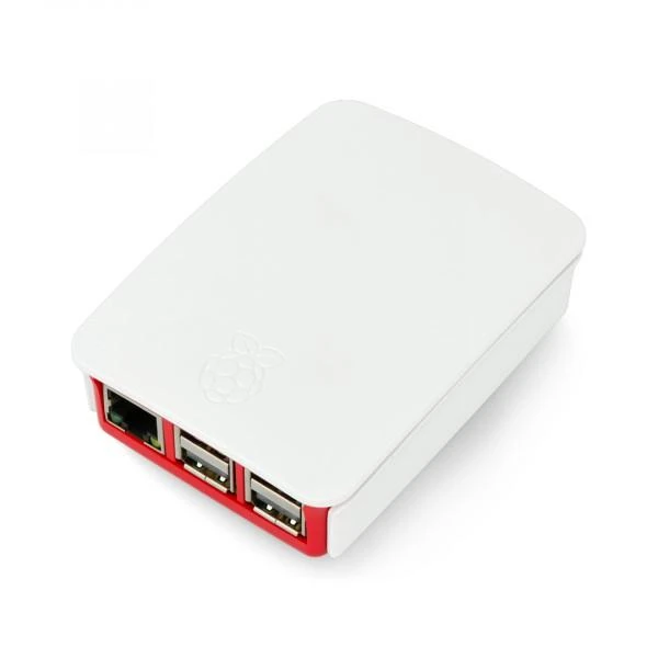 Raspberry Pi Dėžutė - Farnell - Raudonai balta