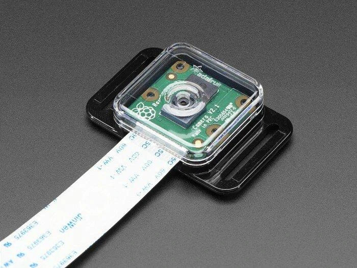 Raspberry Pi fotoaparato plokštės dėklas su 1/4" trikojo laikikliu, Adafruit 3253
