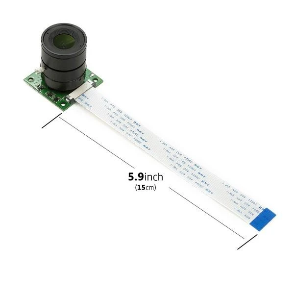 Oem Raspberry Pi Kamera ArduCam OV5647 5Mpx su objektyvu LS-2718 CS mount