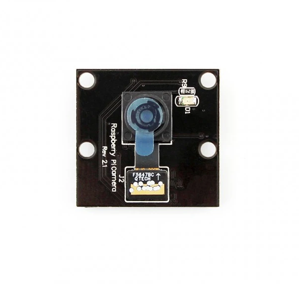 Raspberry Pi kameros modulis su uždengtu lęšiu