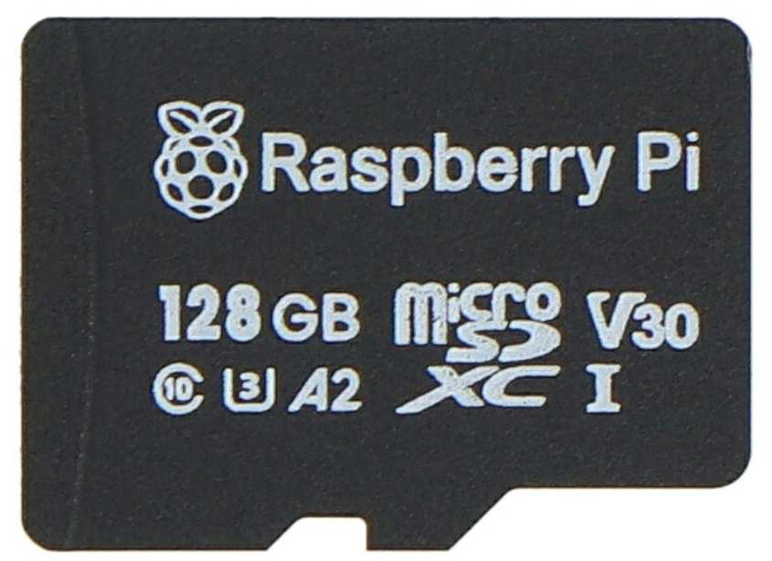 Raspberry Pi Micro SD atminties kortelė 128 GB A2 klasė, modelis ...