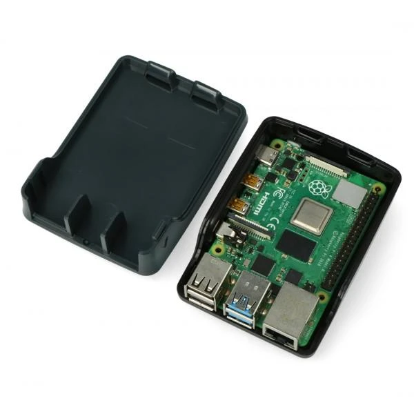Oem Raspberry Pi Model 4B oficialus korpusas - grafitas