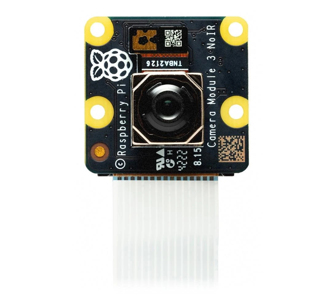 Raspberry Pi NoIR v3 kameros modulis su jungtimi