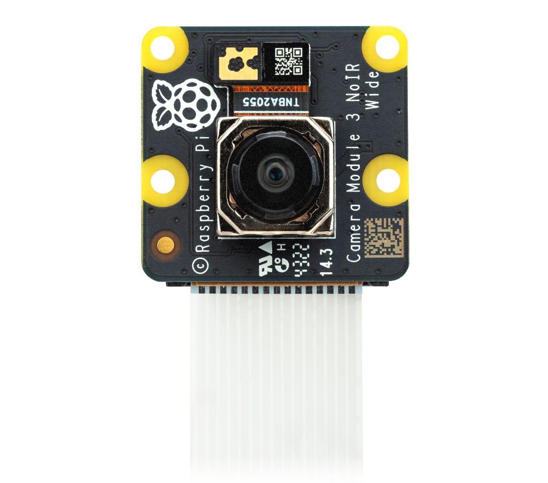 Raspberry Pi NoIR kamera HD v3 Wide 12MPx - originali Raspberry Pi kamera