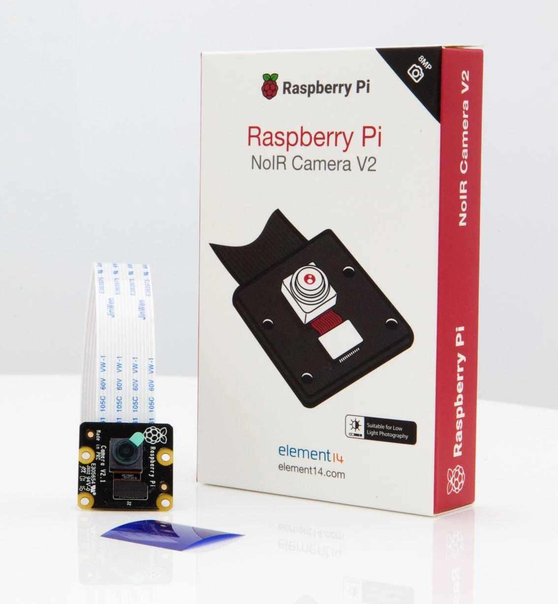 Raspberry Pi NoIR kamera V2 su pakuote
