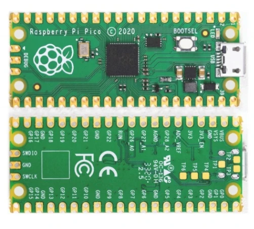 Raspberry Pi Pico dvipusis vaizdas