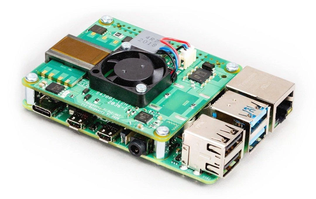 Raspberry Pi PoE + HAT - Raspberry Pi 4B / 3B +