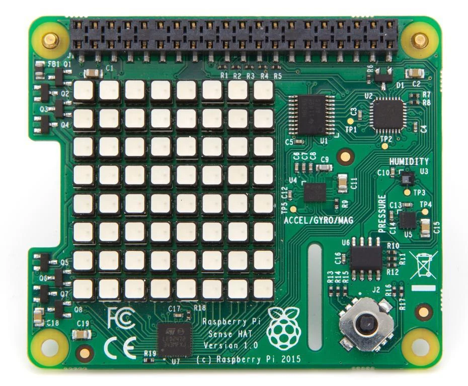 Raspberry Pi Sense HAT su 8x8 LED matrica