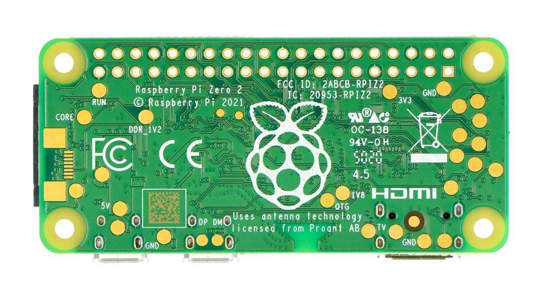 Raspberry Pi Zero 2 W 512MB RAM – WiFi + BT 4.2