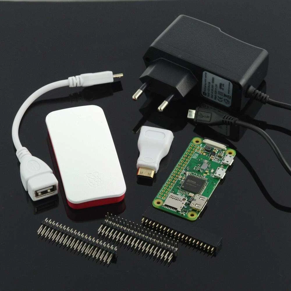 Raspberry Pi Zero rinkinio komponentai