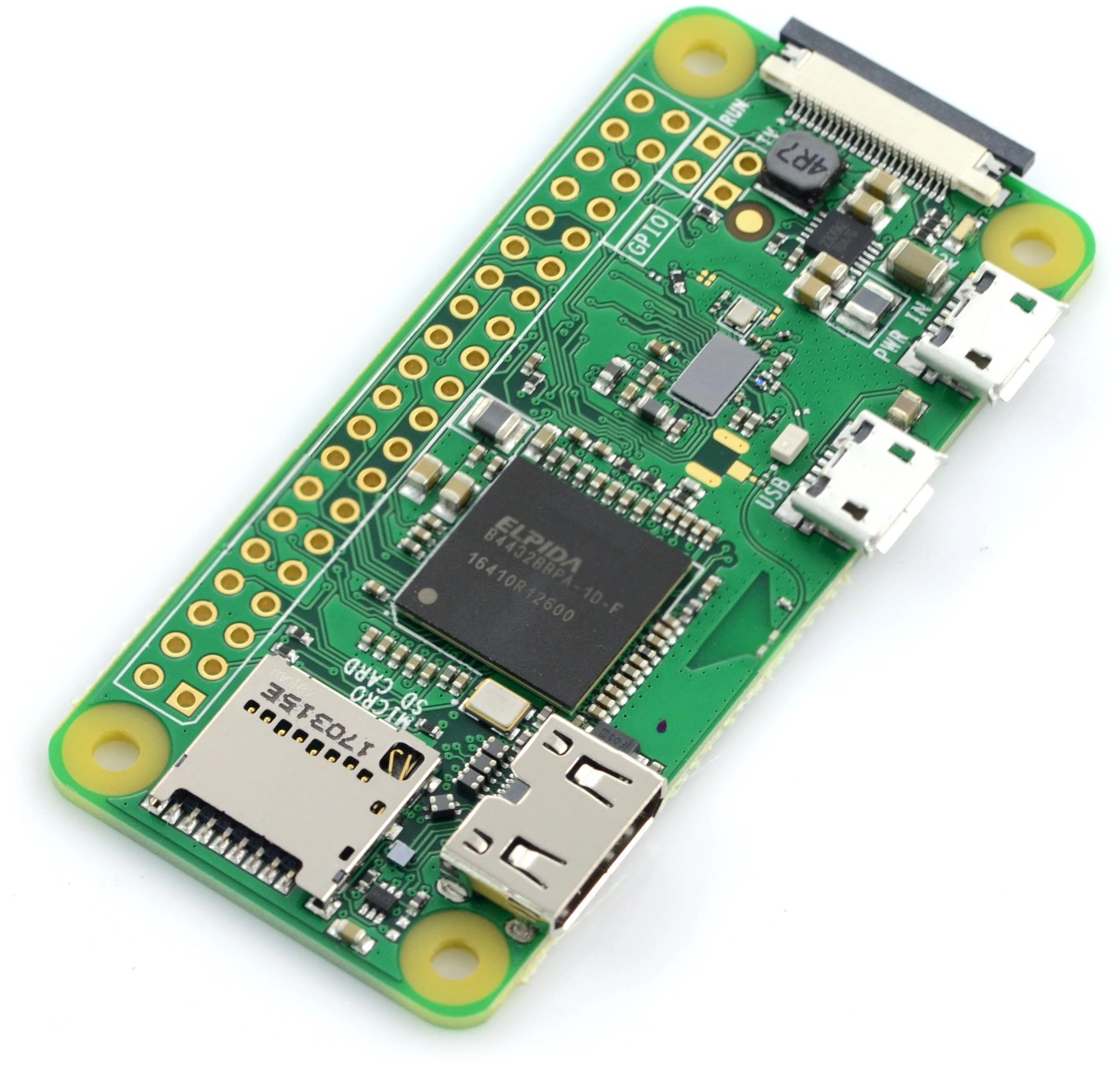 Raspberry Pi Zero mini kompiuterio plokštė