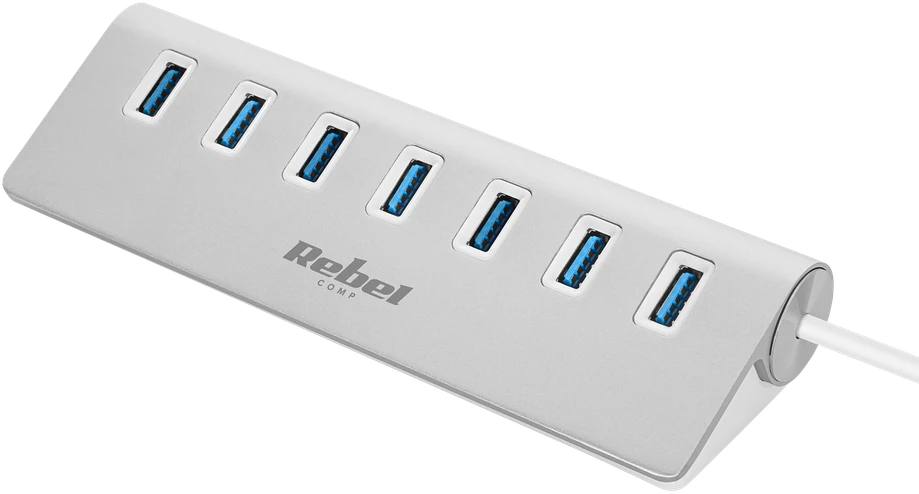 HUB „Rebel“ 7 prievadų USB 3.0 šakotuvas (daliklis)
