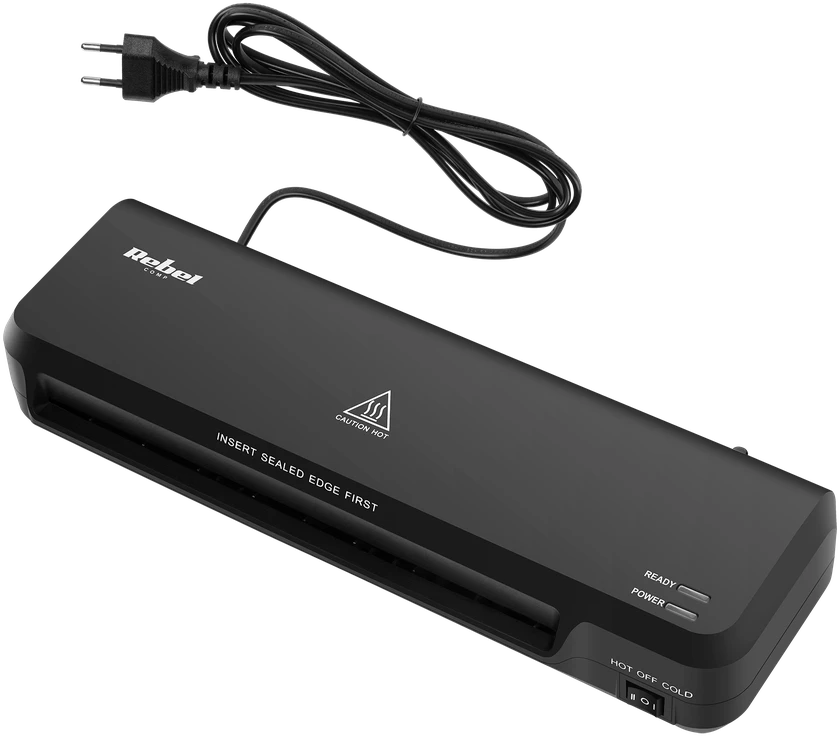 Rebel Laminator A4 formato karšto ir šalto laminavimo aparatas dokumentams, 80–125 mikronų