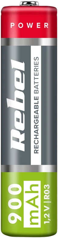REBEL AAA baterijos, 900 mAh, Ni-MH, 1.2 V, 4vnt./bl, P3
