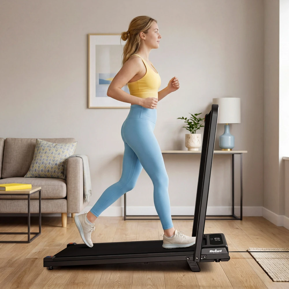 REBEL ACTIVE elektrinis bėgimo takelis, modelis RBA-1017-PRO