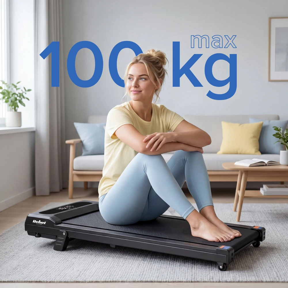 REBEL ACTIVE elektrinis bėgimo takelis, modelis RBA-1017