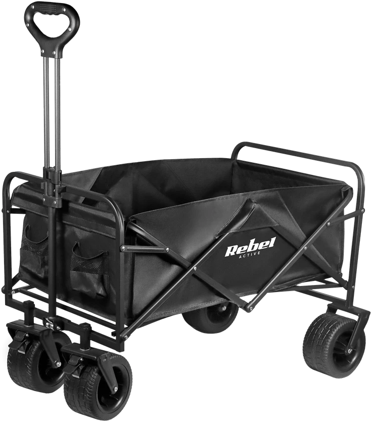 Vežimėlis Paplūdimio vežimėlis su stabdžiu, 150 l, ​​100 kg, Rebel Active
