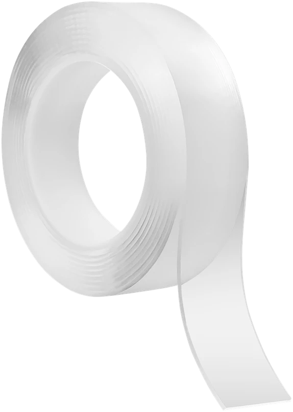 Dwustronna REBEL dvipusė tvirtinimo juosta (1 mm x 25 mm x 2 m) skaidri